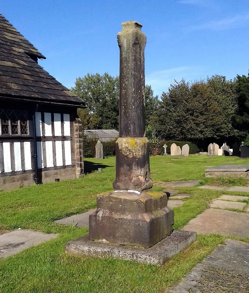 Churchyard cross at St James' and St Paul's Church .mw-parser-output .messagebox{margin:4px 0;width:auto;border-collapse:collapse;border:2px solid var(--border-color-progressive,#6485d1);background-color:var(--background-color-neutral-subtle,#fbfcff);color:var(--color-base,#202122);box-sizing:border-box;border-inline-start-width:8px}.mw-parser-output .messagebox.mbox-small{font-size:88%;line-height:1.25em}.mw-parser-output .mbox-warning,.mw-parser-output .mbox-speedy{border:2px solid var(--border-color-error,#b22222);background:var(--background-color-error-subtle,#ffdbdb);border-inline-start-width:8px}.mw-parser-output .mbox-serious,.mw-parser-output .mbox-delete,.mw-parser-output .mbox-stop{border:2px solid var(--border-color-error,#b22222);border-inline-start-width:8px}.mw-parser-output .mbox-issue,.mw-parser-output .mbox-content{border:2px solid #f28500;background:var(--background-color-warning-subtle,#ffe);border-inline-start-width:8px}.mw-parser-output .mbox-query,.mw-parser-output .mbox-style{border:2px solid #f4c430;background:var(--background-color-warning-subtle,#ffe);border-inline-start-width:8px}.mw-parser-output .mbox-shit{border:2px solid #960;border-inline-start-width:8px}.mw-parser-output .mbox-license{border:2px solid #88a;border-inline-start-width:initial}.mw-parser-output .mbox-legal{border:2px solid var(--border-color-notice,#666);background:var(--background-color-base,#fff);border-inline-start-width:8px}.mw-parser-output .mbox-honor{border:2px solid #ca3;background:var(--background-color-warning-subtle,#fcf4db);border-inline-start-width:8px}.mw-parser-output .mbox-growth{border:2px solid #8d4;background:var(--background-color-success-subtle,#d5fdf4);border-inline-start-width:8px}.mw-parser-output .mbox-move{border:2px solid #93c;border-inline-start-width:8px}.mw-parser-output .mbox-protection,.mw-parser-output .mbox-message{border:2px solid var(--border-color-base,#aaa);border-inline-start-width:8px}.mw-parser-output .messagebox .mbox-text{border