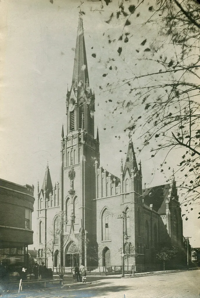 " St George Lithuanian, 31st and Auburn"--Photograph verso.