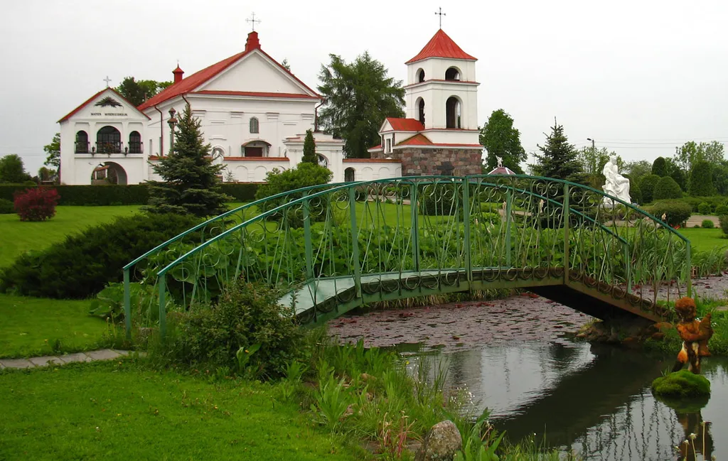 St. Anne Church in Mosar village, Hłybocki district, Belarus.