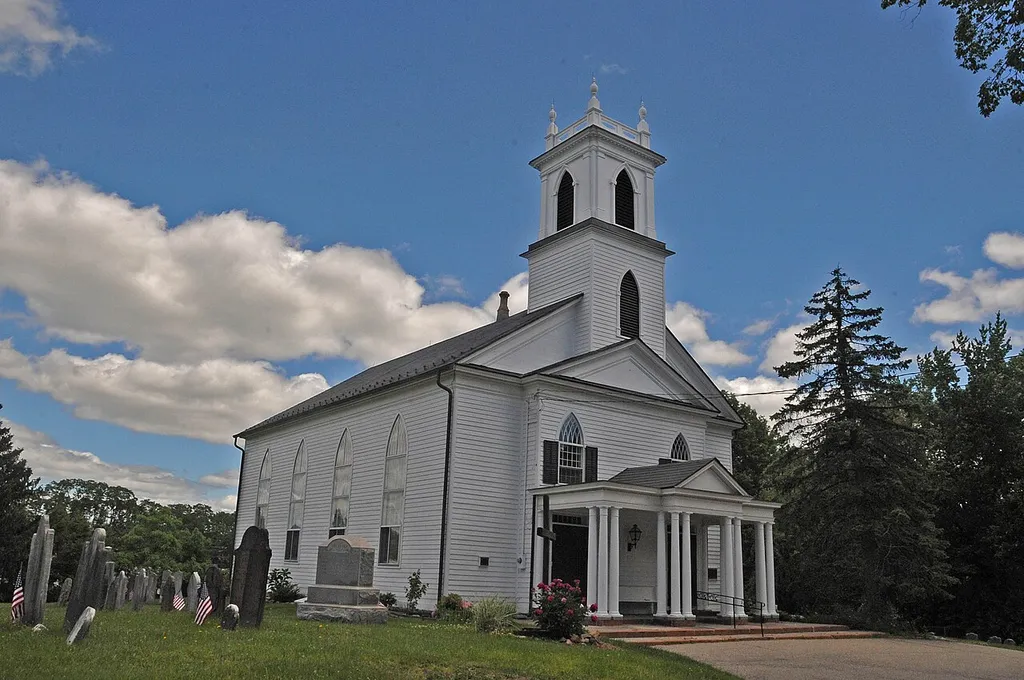 OLDEST RELIGIOUS CONGREGATION IN MORRIS COUNTY ESTABLISHED IN 1718. PRESENT CHURCH WAS BUILT IN 1835