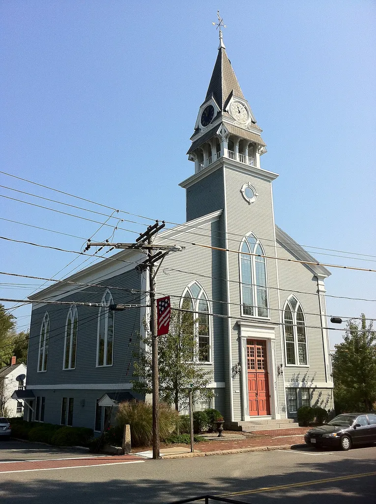 Old church in Sandwich, Massachusetts