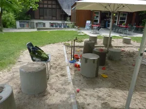 Brunnen Schindlerpark Spielplatz