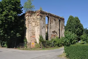 Ruins of evangelical church in Wiadrów