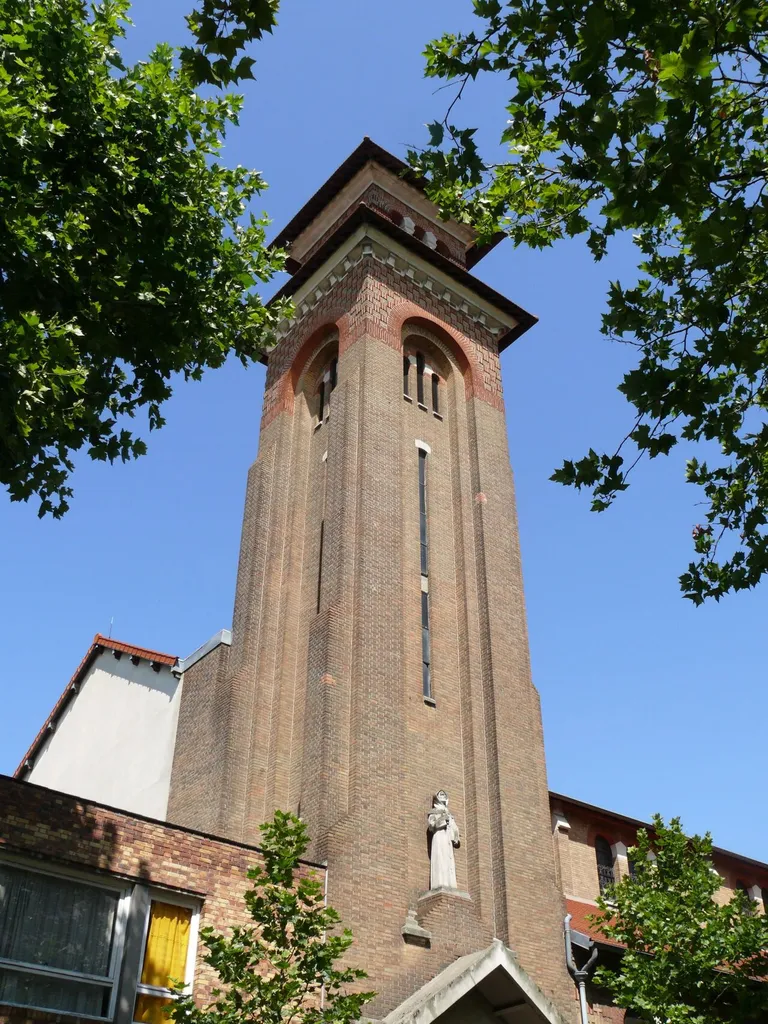 Saint-François-d'Assise's church, in Paris (Paris XIX, France)