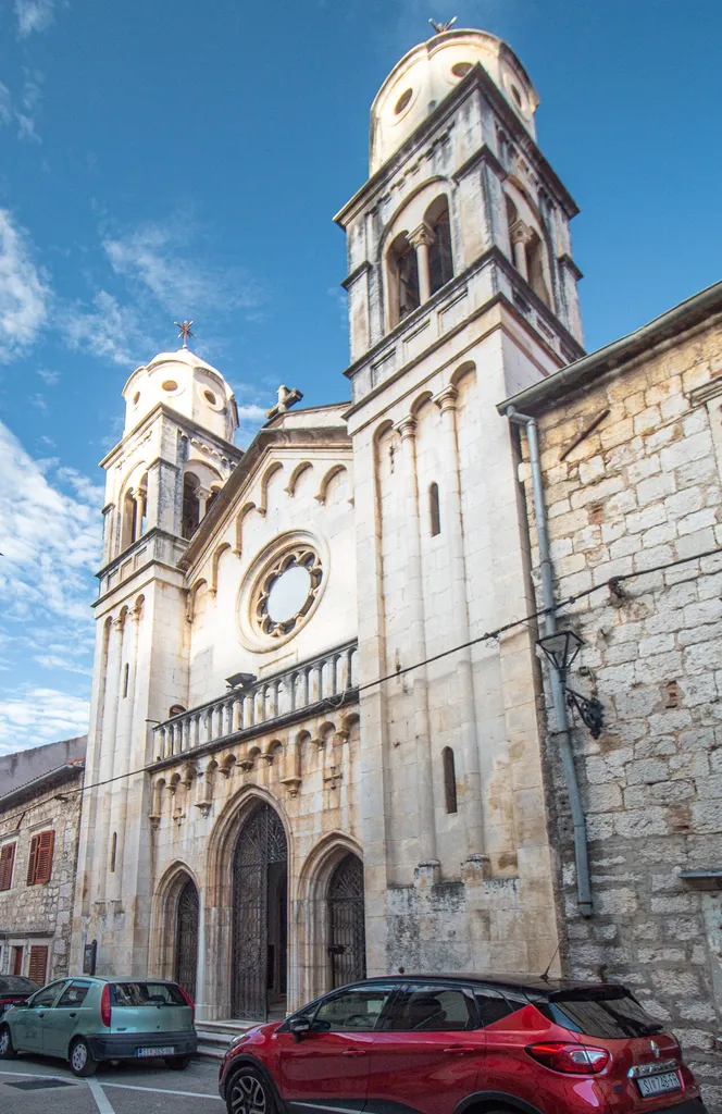 Skradin chrám sv. Spyridona