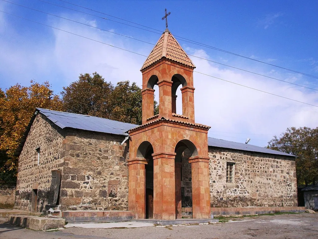 Vardanavank built in 901, reconstructed in 19th c. at Alapars, Armenia