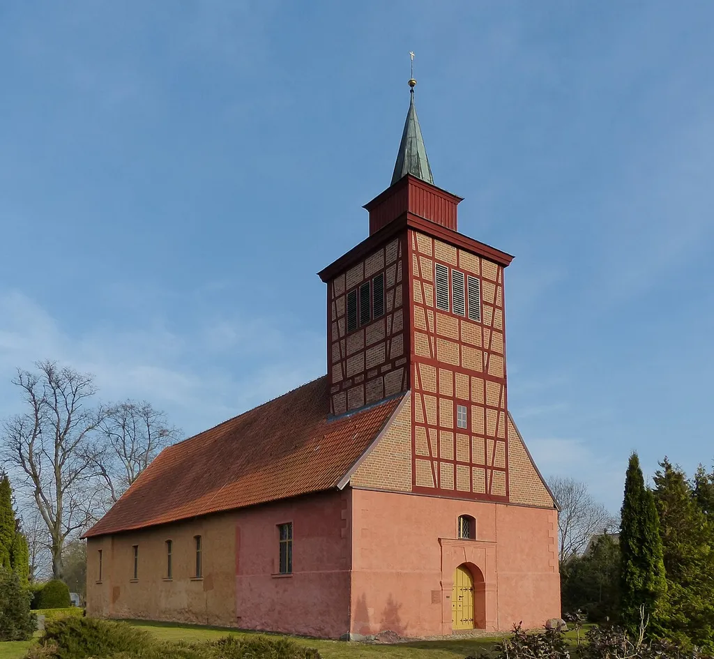 Kirche Kagendorf, Ansicht von Nordwesten