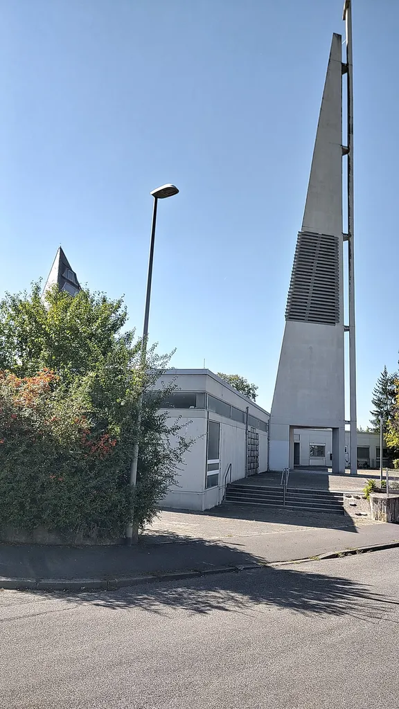Exterior view of St. Wolfgang Church, Bad Kreuznach