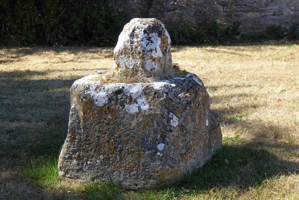 Remains of a cross
