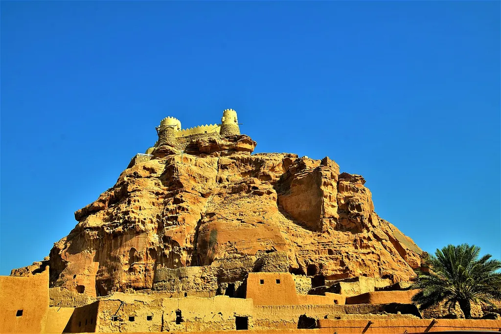 صورة لقصر زعبل تمثل تاريخ وحضارة واثار وتراث المملكة