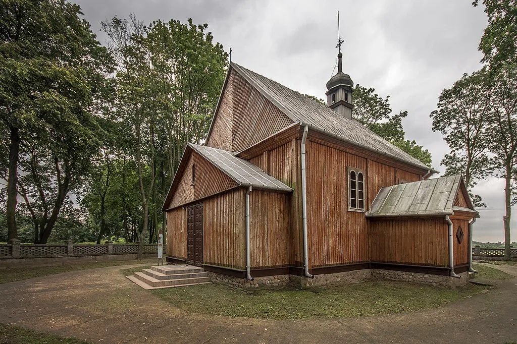 Stare Radzikowo, kościół par. pw. św. Jana Chrzciciela, 1745, 2 poł. XVIII