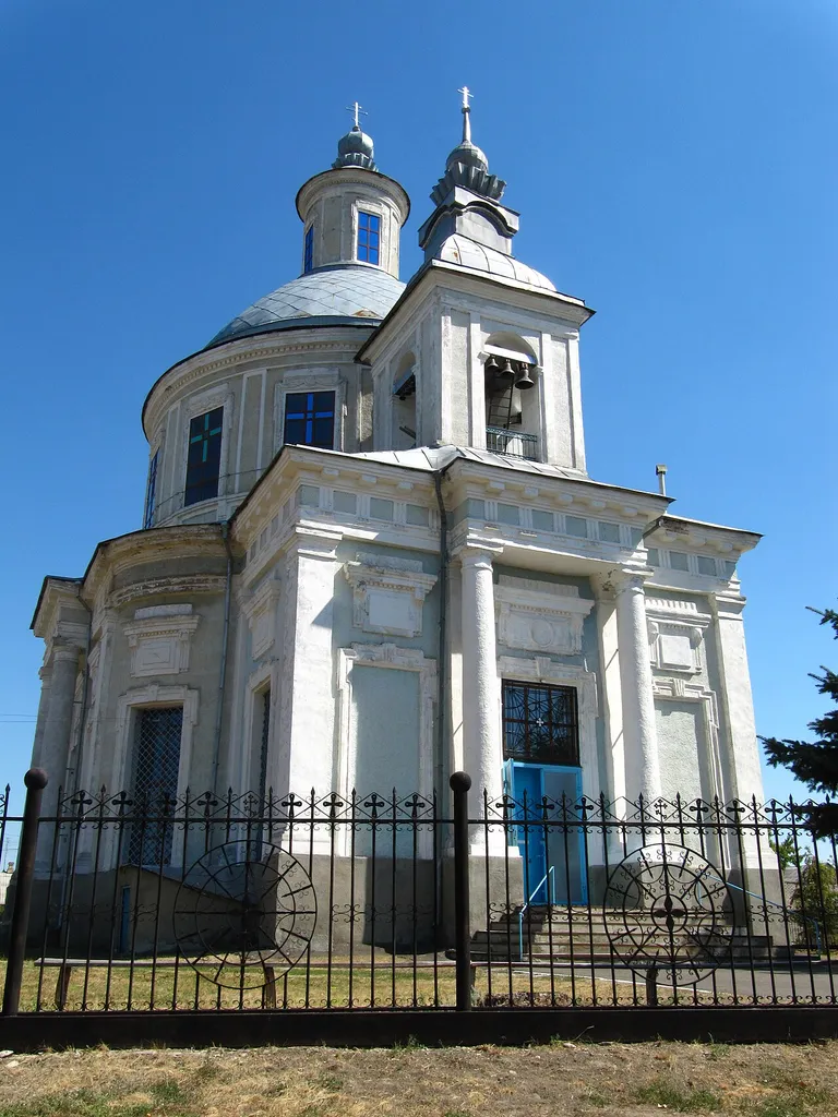 Church in Osynove (Ukraine).