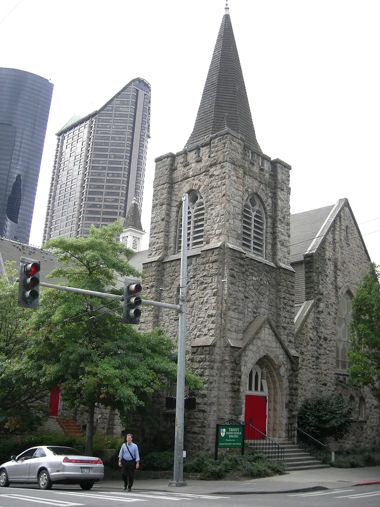 Trinity Parish Church (Episcopal), First Hill, Seattle, Washington. Erected 1902; listed on the National Register of Historic Places.