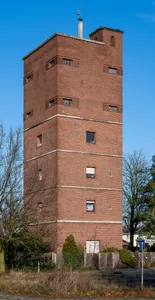 water tower at the new Moers freight station