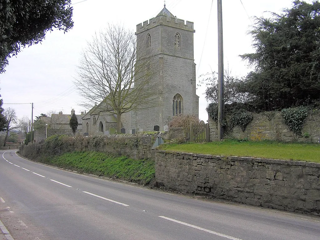 Greinton Church lies in the centre of the village on the busy Taunton to Glastonbury road