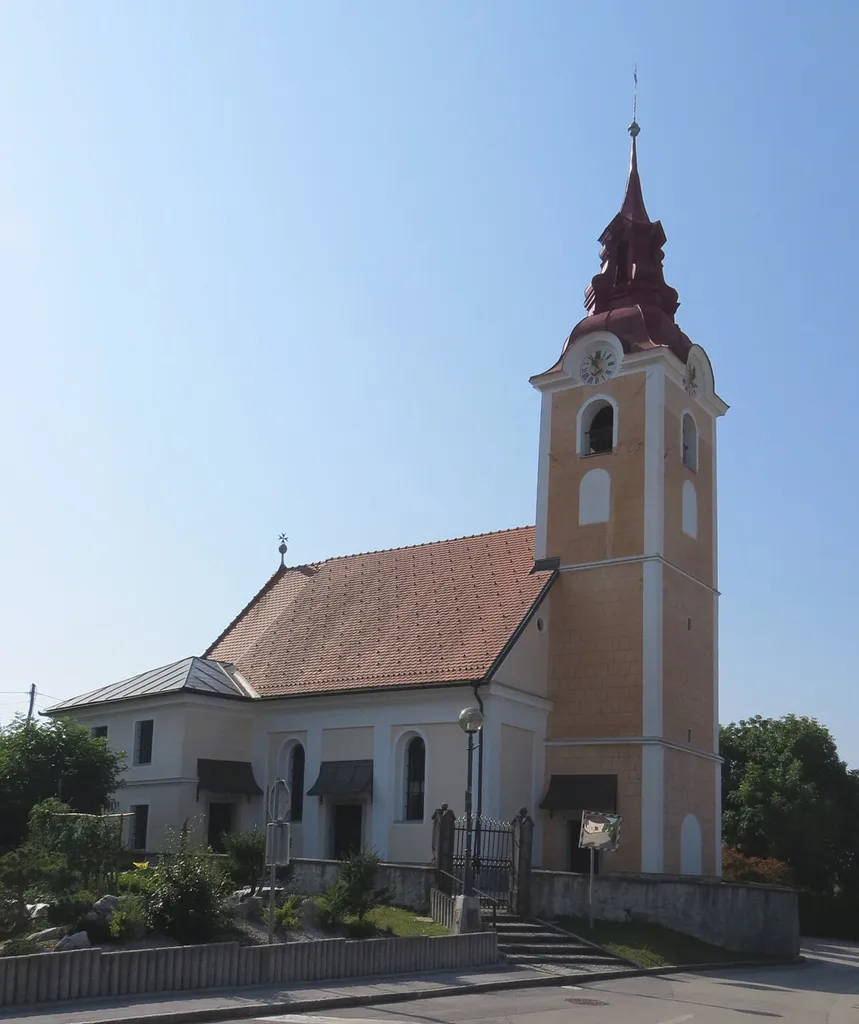 Saint Paul's Church in Križ, Municipality of Komenda, Slovenia