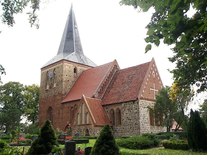 Kirche in Hohen Sprenz, Landkreis Rostock