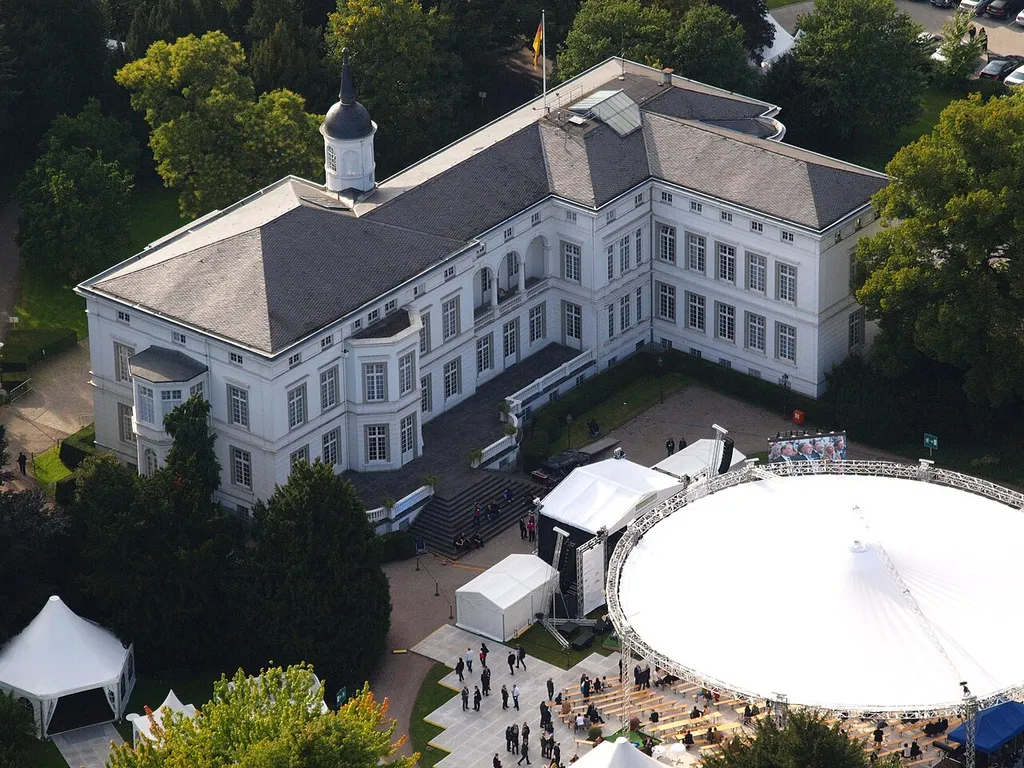 Palais Schaumburg, Bonn: Luftaufnahme