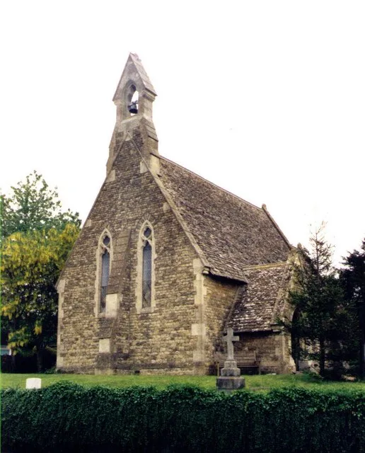 Parish church of St John the Evangelist, Fernham, Oxfordshire (formerly Berkshire), seen from the south