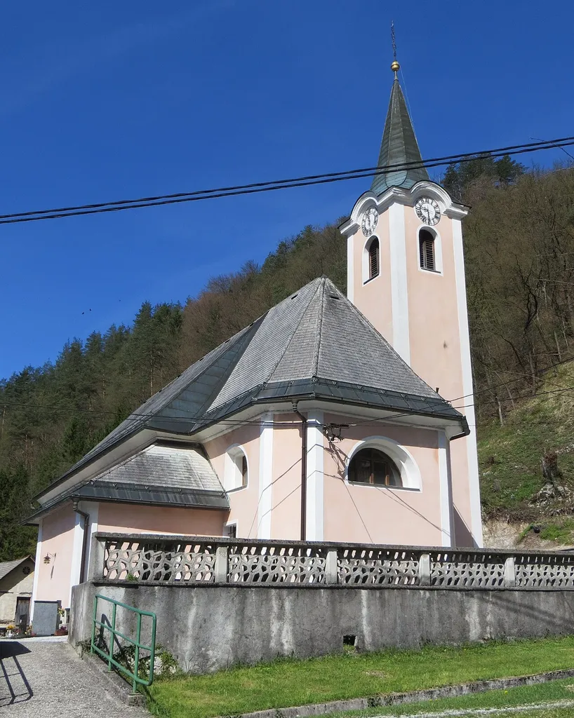 Saint Nicholas's Church in Sava, Municipality of Litija, Slovenia