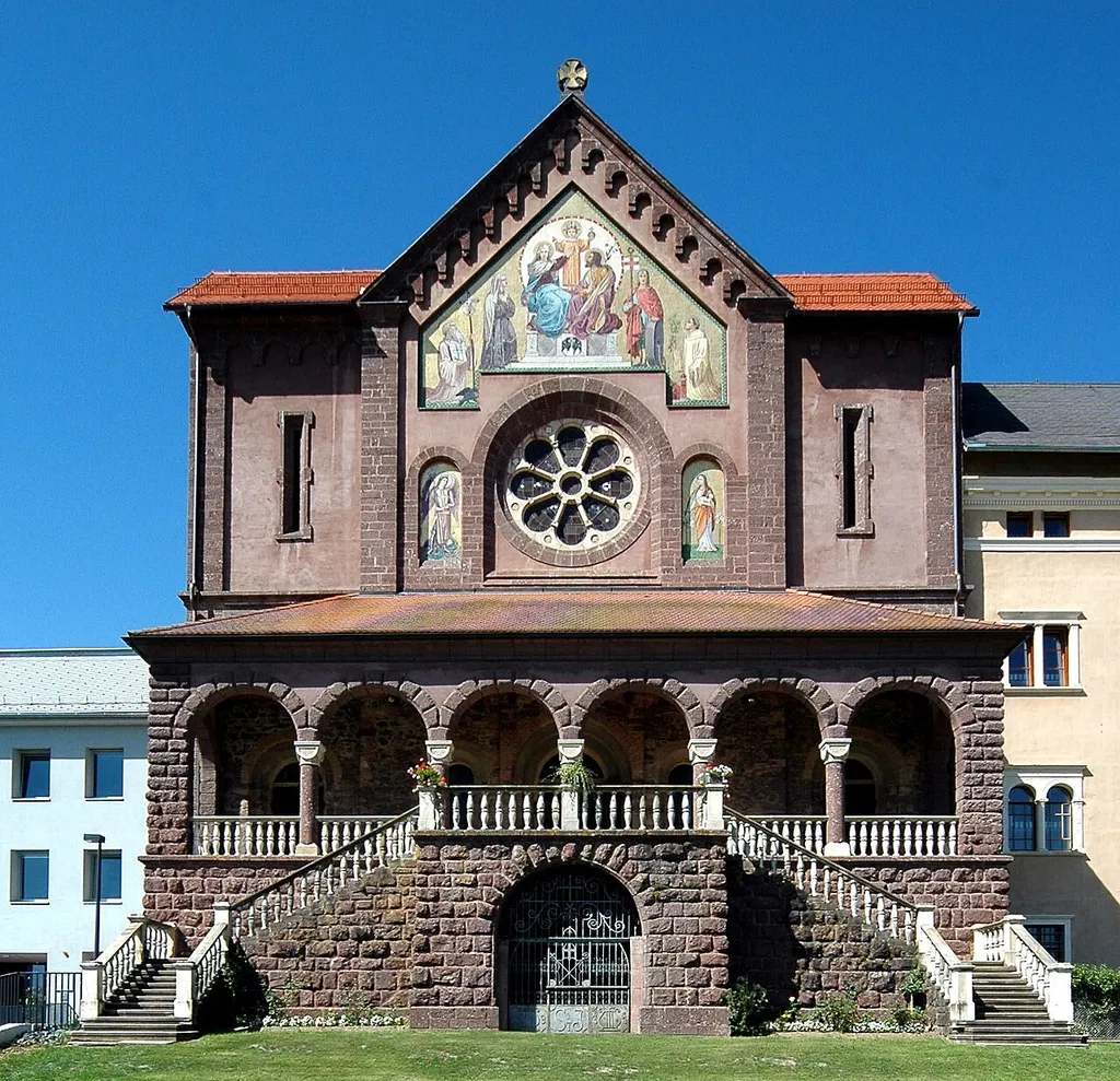 Exterior of the parish church Saints Florian and Josef in Tanzenberg, municipality Sankt Veit an der Glan, district Sankt Veit, Carinthia, Austria, EU