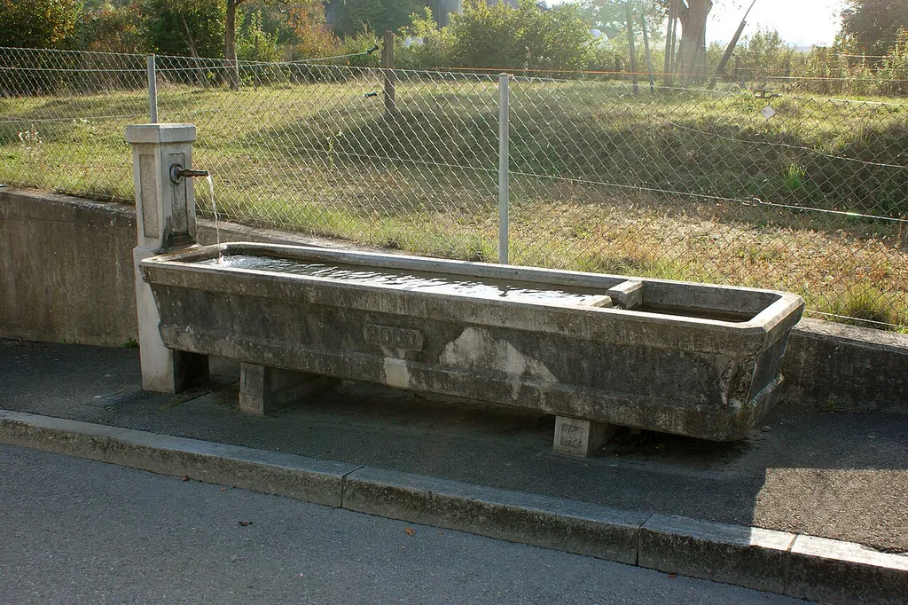 Fountain railway underpass Buch