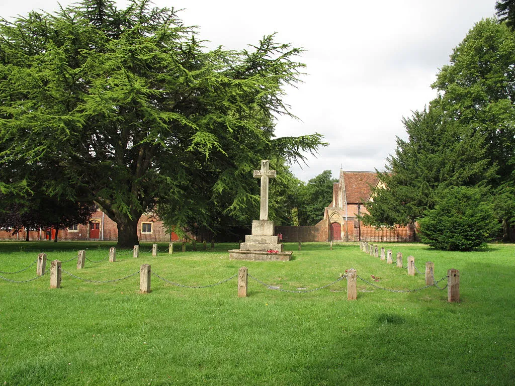 War Memorial outside the Arts Centre, Salisbury, UK.