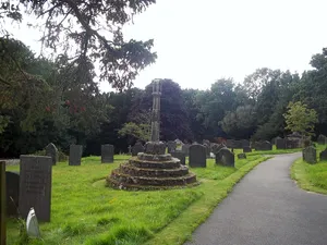 Churchyard Cross At Church Of St Cuthbert