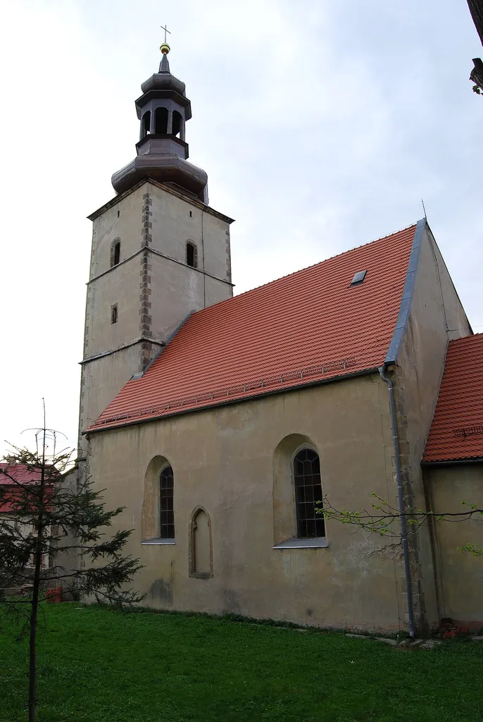 kościół fil. p.w. Świętej Trójcy, XIV/XV, 1 poł. XVIII Rząśnik, pow. złotoryjski