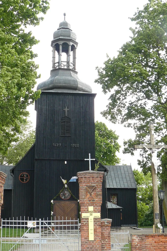 Popowo Kościelne - kościół Zwiastowania Najświętszej Maryi Panny, drewn. (zabytek nr 761/Wlkp/A)