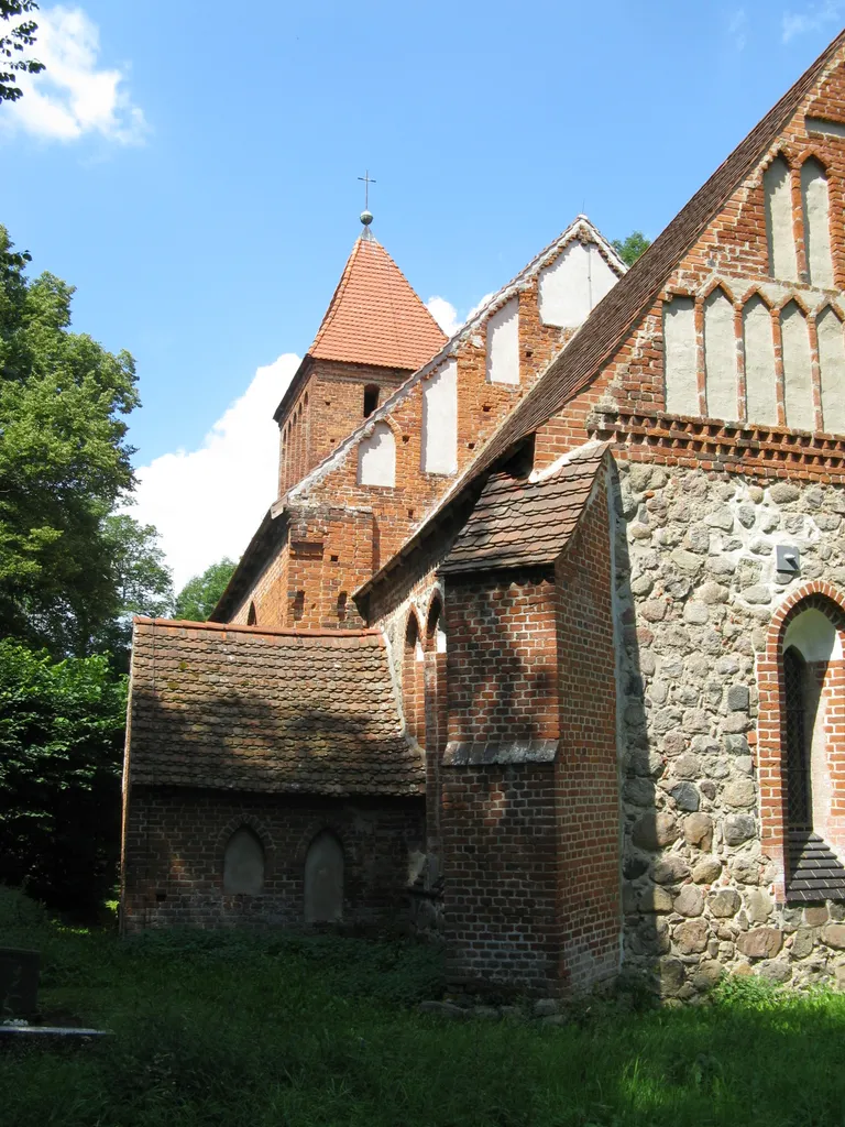 Church in Kirch Kogel, district Güstrow, Mecklenburg-Vorpommern, Germany