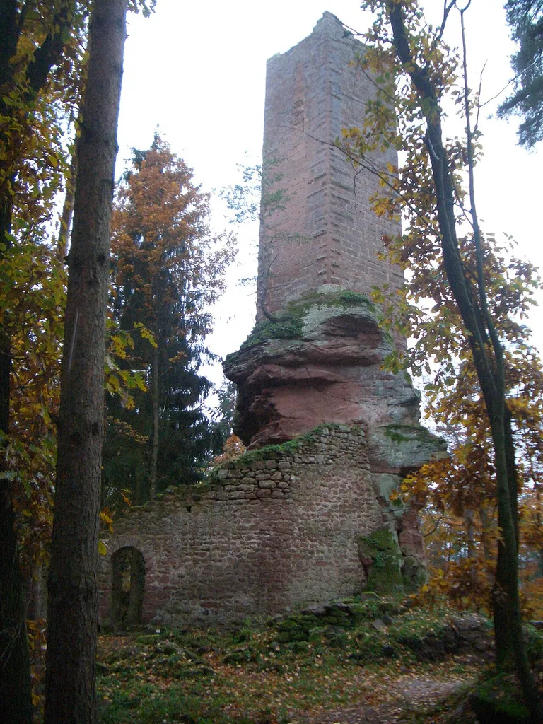 Die Burgruine Wineck bei Windstein / Obersteinbach im Elsaß