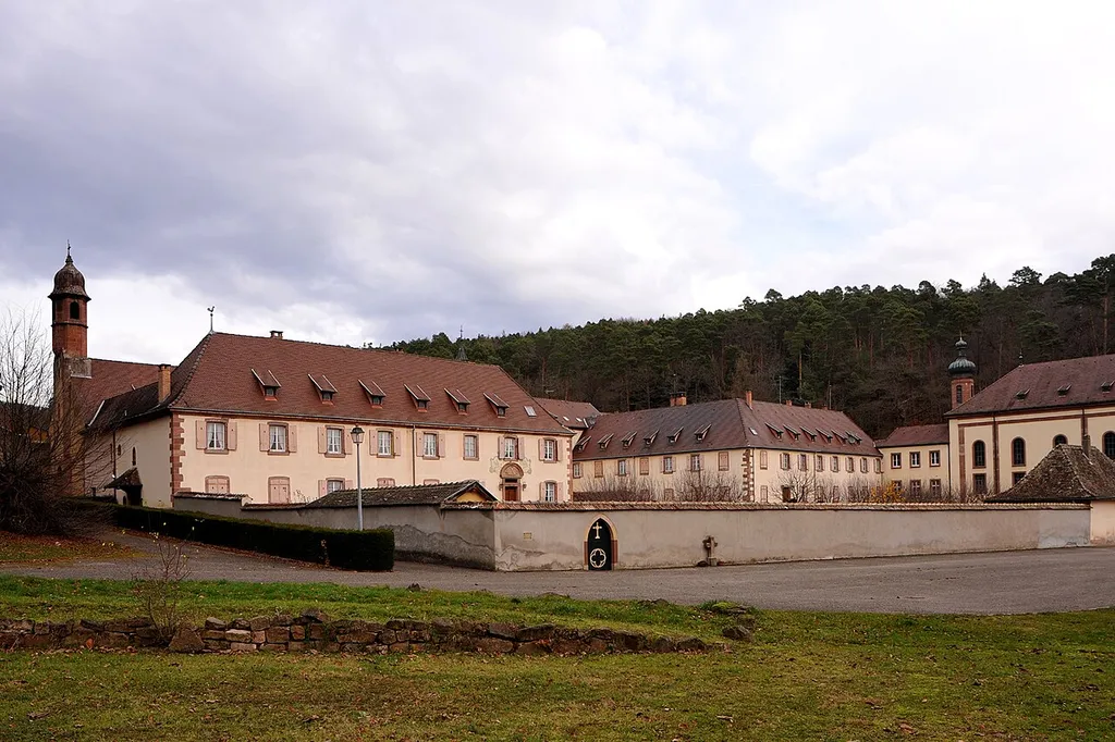 Nunnery Saint-Marc above Gueberschwihr; Haut-Rhin, France.