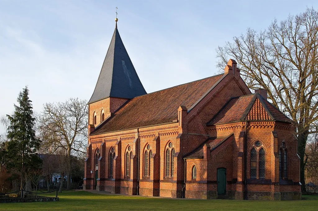 Church of the small village Krummasel (district Lüchow-Dannenberg, northern Germany).