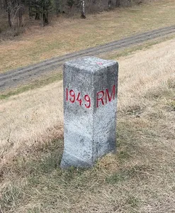 Switzerland-Liechtenstein border stone