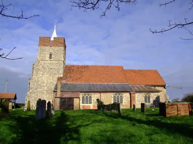 St Mary and All Saints parish church, Great Stambridge, Essex, seen from the south