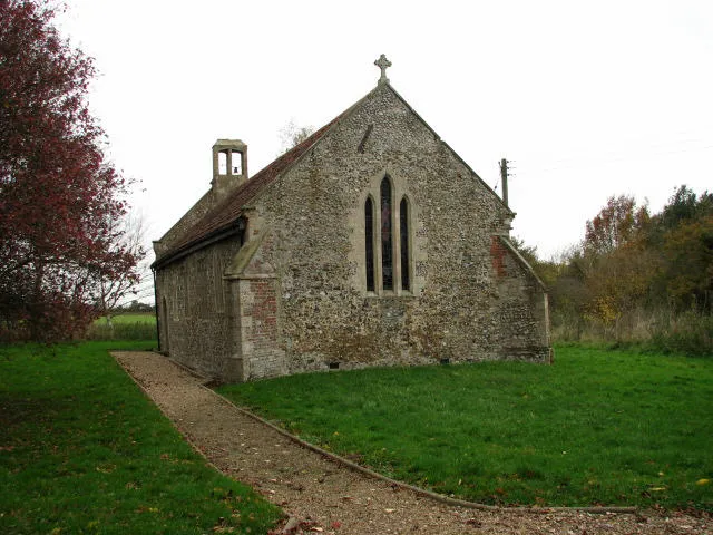 St Peter's church, Bittering (2) St Peter's church is situated beside a lonely and unnamed country lane, surrounded by farmland. The location is near the site of the medieval village of Little Bittering, and not far from the present-day tiny village of Bittering. The church is kept locked, but keyholders' details are given on a noticeboard at the start of the track that leads to this church.