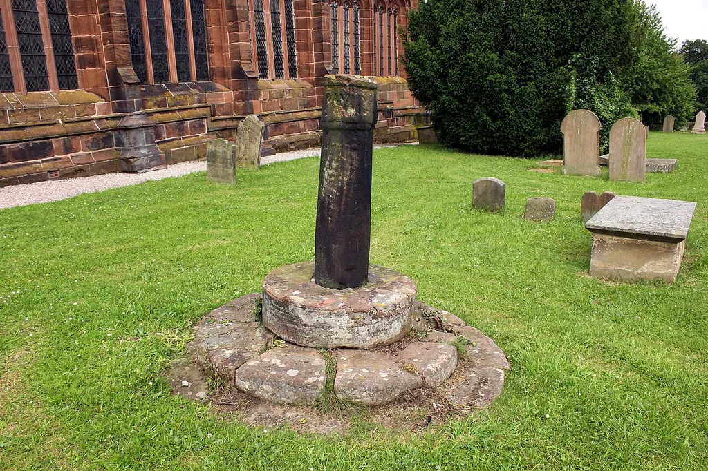 'Roman' Column at St Chad's Church, Holt