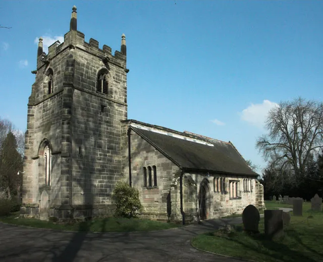 St Wilfred's parish church, Egginton, Derbyshire, seen from the southwest