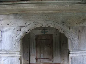 Wooden church in Coruia
