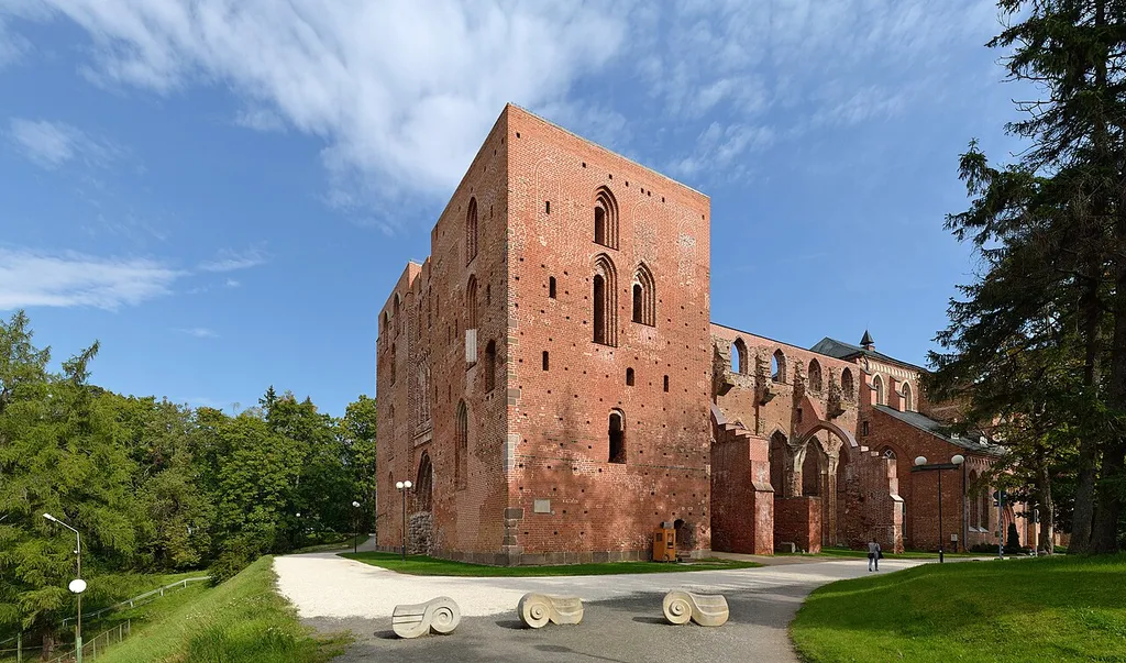Ruins of Tartu Cathedral.