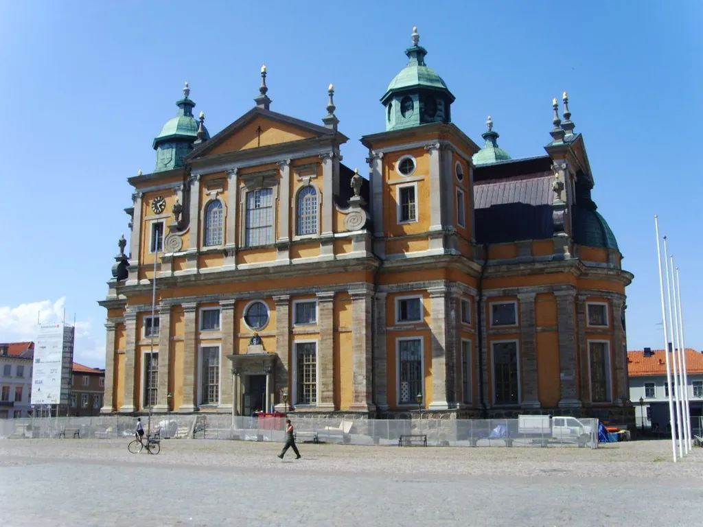 Kalmar domkyrka was the cathedral of the Lutheran diocese of Kalmar, Sweden, until it ceased in 1915. The building was constructed by the architect Nicodemus Tessin the older.