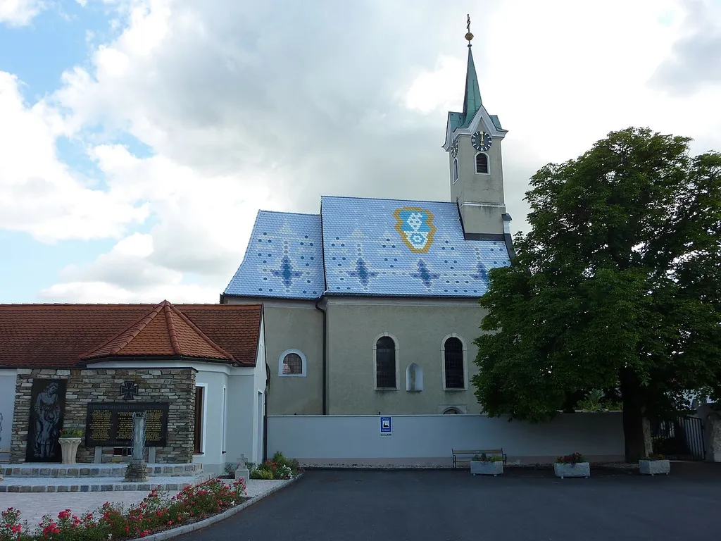 Filialkirche hl. Laurenz, Rodingersdorf, Sigmundsherberg, Niederösterreich This media shows the protected monument with ObjektID 55522 in Austria. (Commons, de, Wikidata)