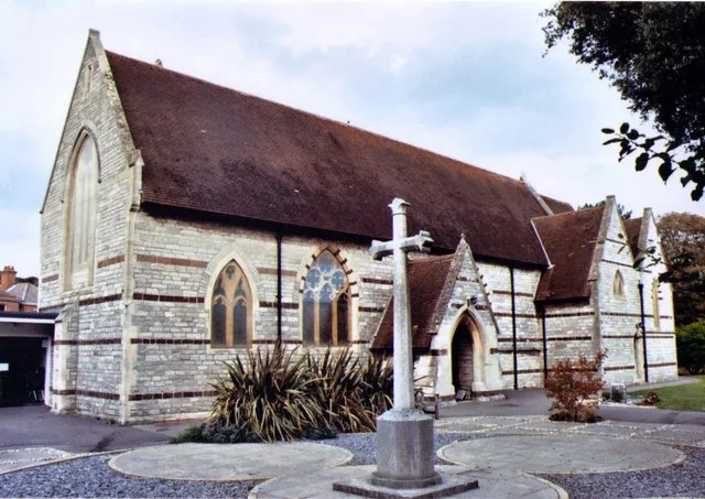 Parish church of St James the Greater, Christchurch Road, Pokesdown, Bournemouth, seen from the south