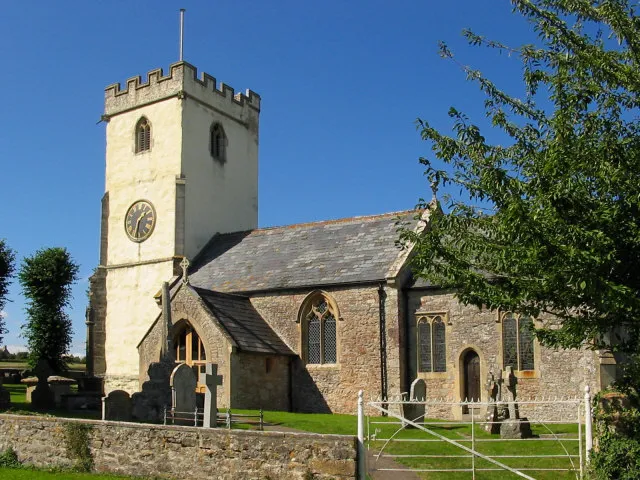 St Martin's parish church, Fiddington, Somerset, seen from the east