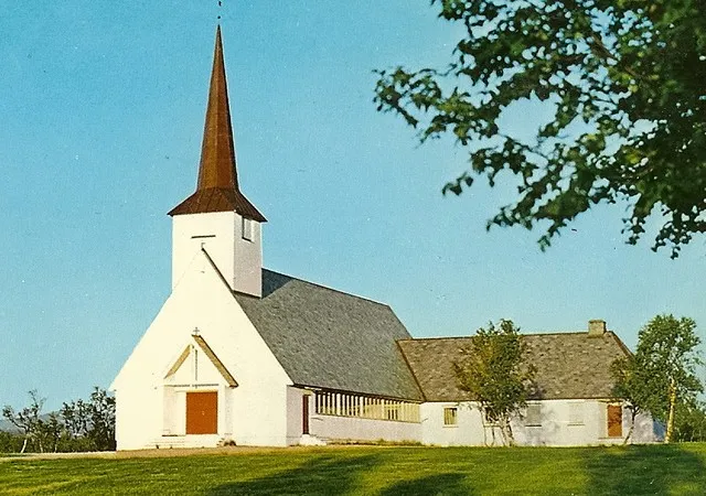 Lakselv kirke (church) from 1963. Architect Eyvind Moestue.