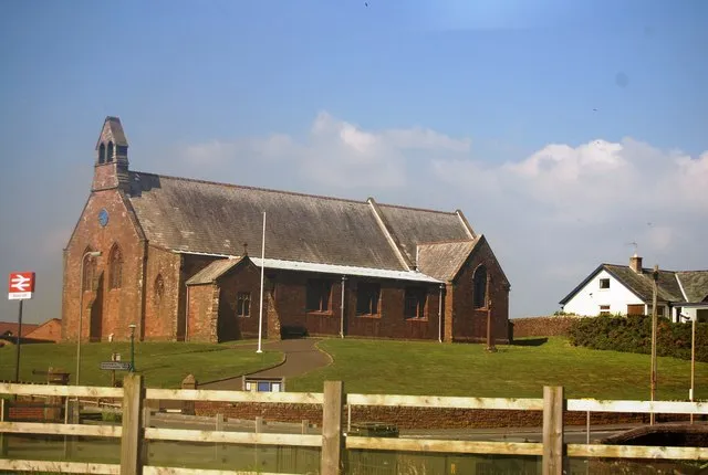 St Cuthbert's Church, Seascale A Victorian red sandstone church.