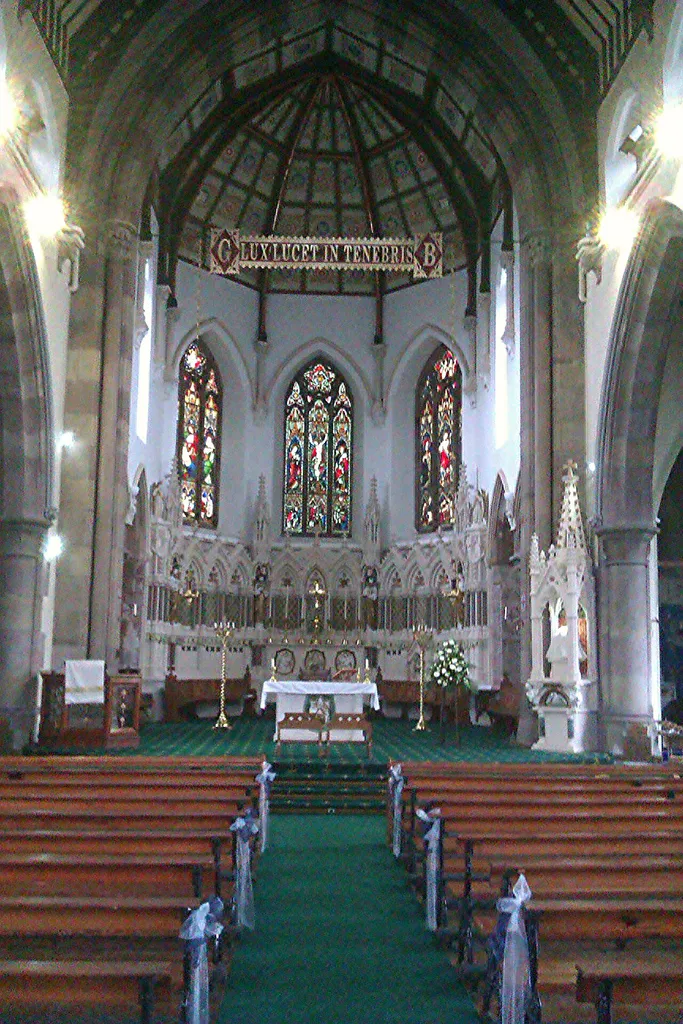 Roman Catholic St Begh's Priory Church, Whitehaven, Cumbria, served by Benedictines from Belmont Abbey.