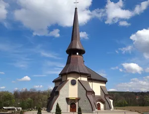 Saint John Paul II church in Słopnice