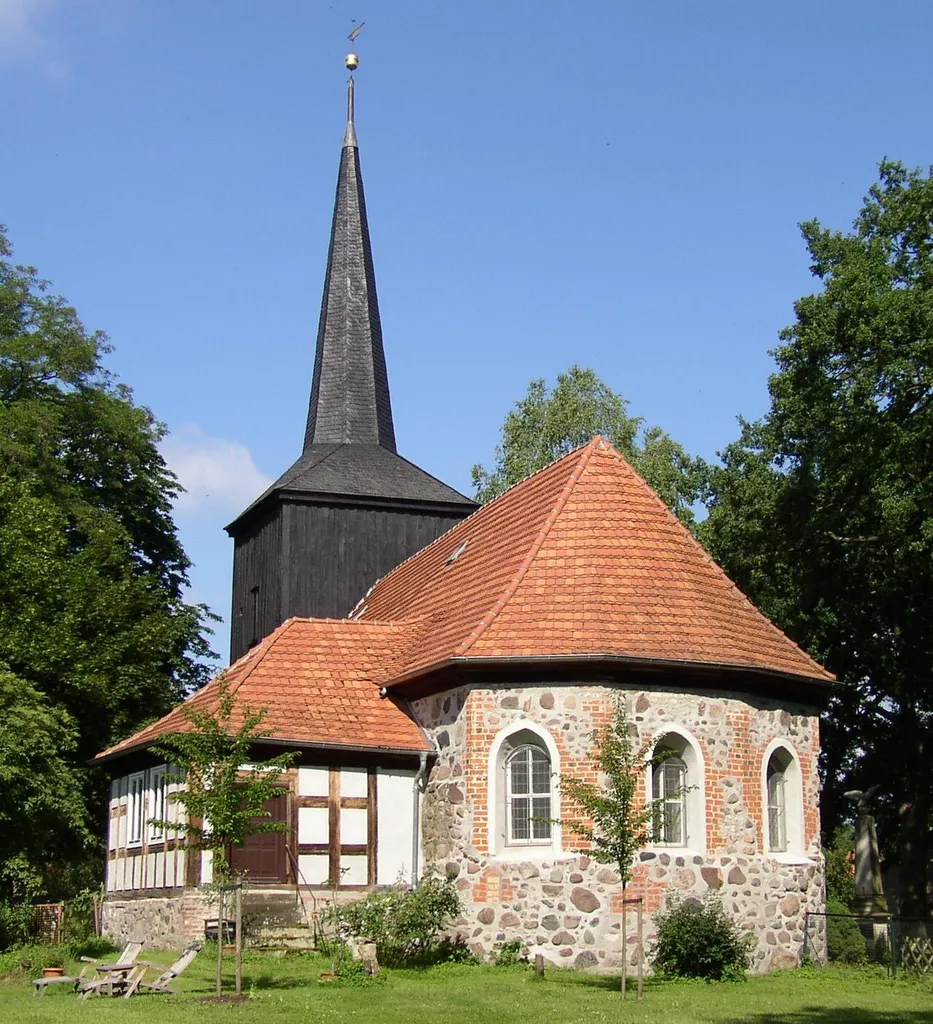 Church in Wusterhausen-Nackel in Brandenburg, Germany
